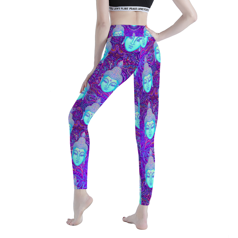 Women's Sports Yoga Pants Athletic Pants Classic Fit Printed Leggings ...