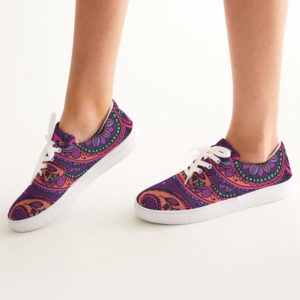 paisley-lace-up-canvas-shoes