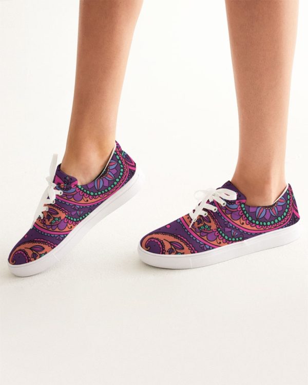 paisley-lace-up-canvas-shoes