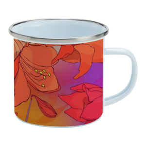 Flowers Camp Coffee Cup